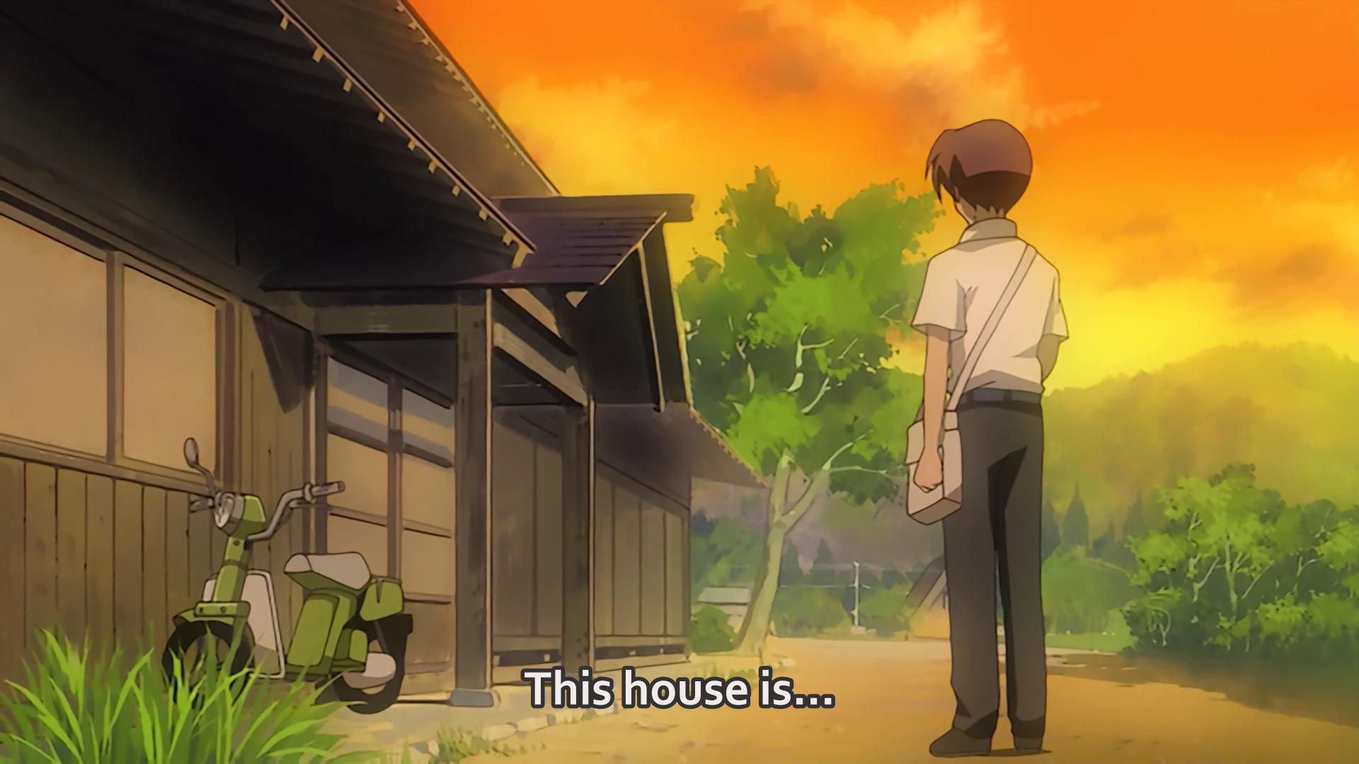 hōjō house with teppei scooter.png