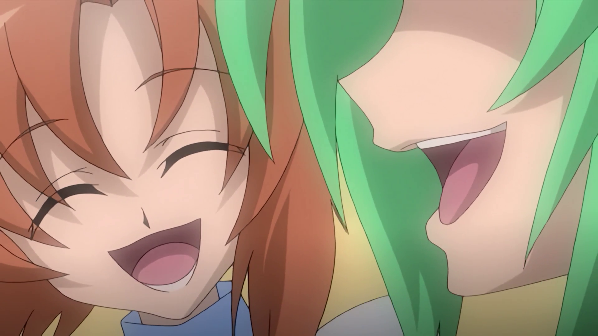 rena and mion laugh at keiichi.png